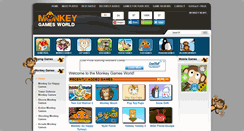 Desktop Screenshot of monkeygamesworld.com