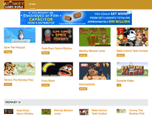 Tablet Screenshot of monkeygamesworld.com